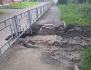  «Дежурная группа»: на Пастеровской образовался провал в тротуаре