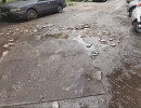  Проезд на Гладкова местные жители отремонтировали ковром