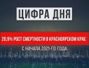  Рост смертности в крае с начала года составил 20,9%