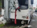  Автобус врезался в столб в Красноярске: пострадали пассажиры