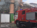  Мебельный цех загорелся в Железнодорожном районе Красноярска 