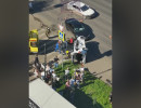  Иномарка перевернулась на Калинина после аварии с другим авто