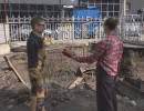  Фитнес-центр и автосервис затопило на улице 8 Марта