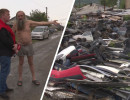  Красноярец устроил свалку автохлама на участке в Торгашино