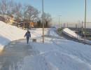  Улица Байкитская снова превратилась в ледяной каток