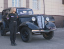  В Красноярске прошла выставка ретро-авто и военной техники 